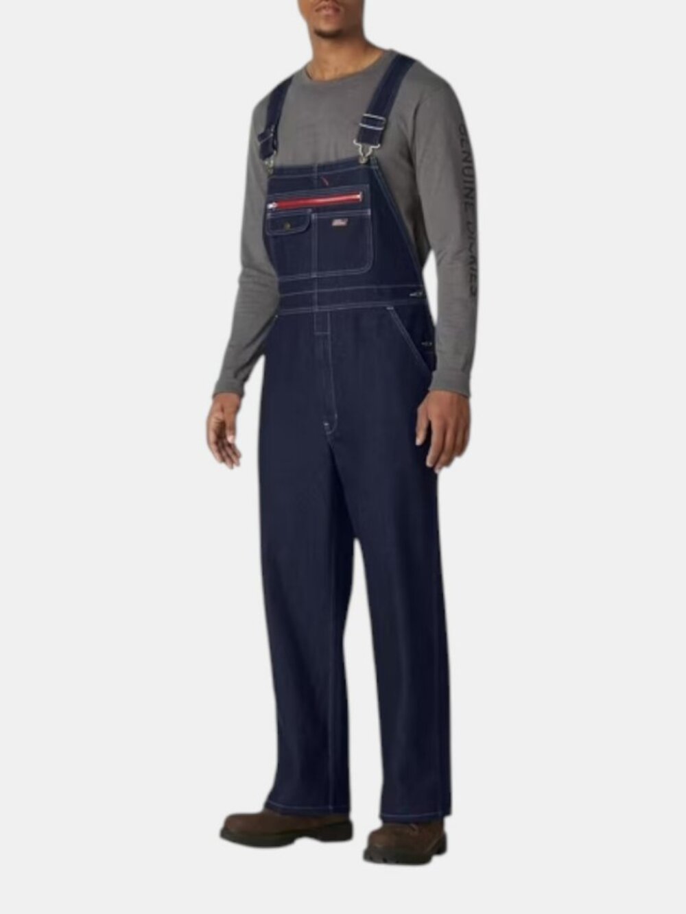 NWOT GENUINE DICKIES ULTRA TOUGH WORKWEAR BIB OVERALL RINSED INDIGO BLUE MEN'S M
